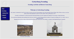 Desktop Screenshot of gettysburgscouting.org